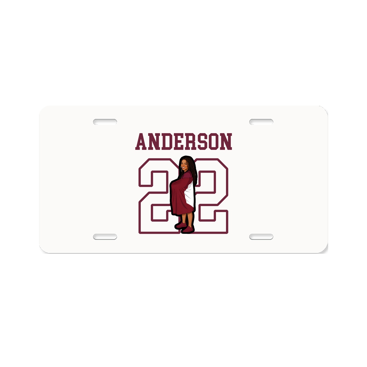 License Plate — Shirsey in Classic