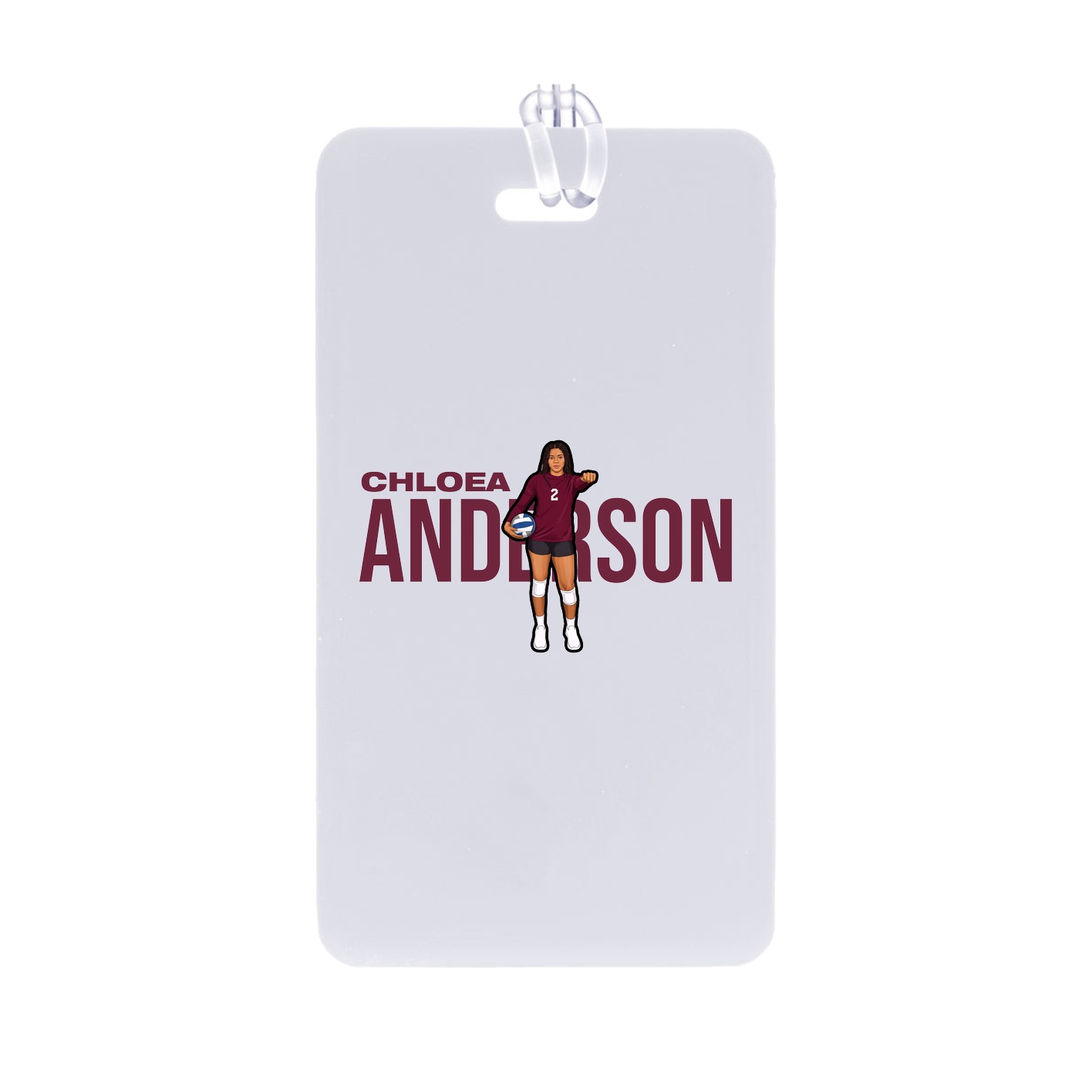 Bag Tag — Player Name in Classic