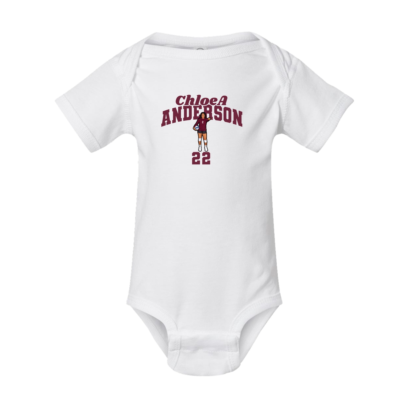 Baby Onesie — Signature Arch in White