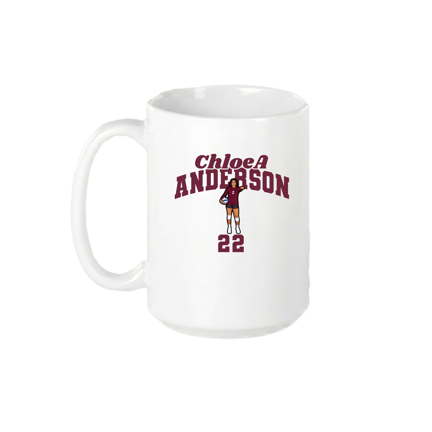 15oz Coffee Mug — Signature Arch in White