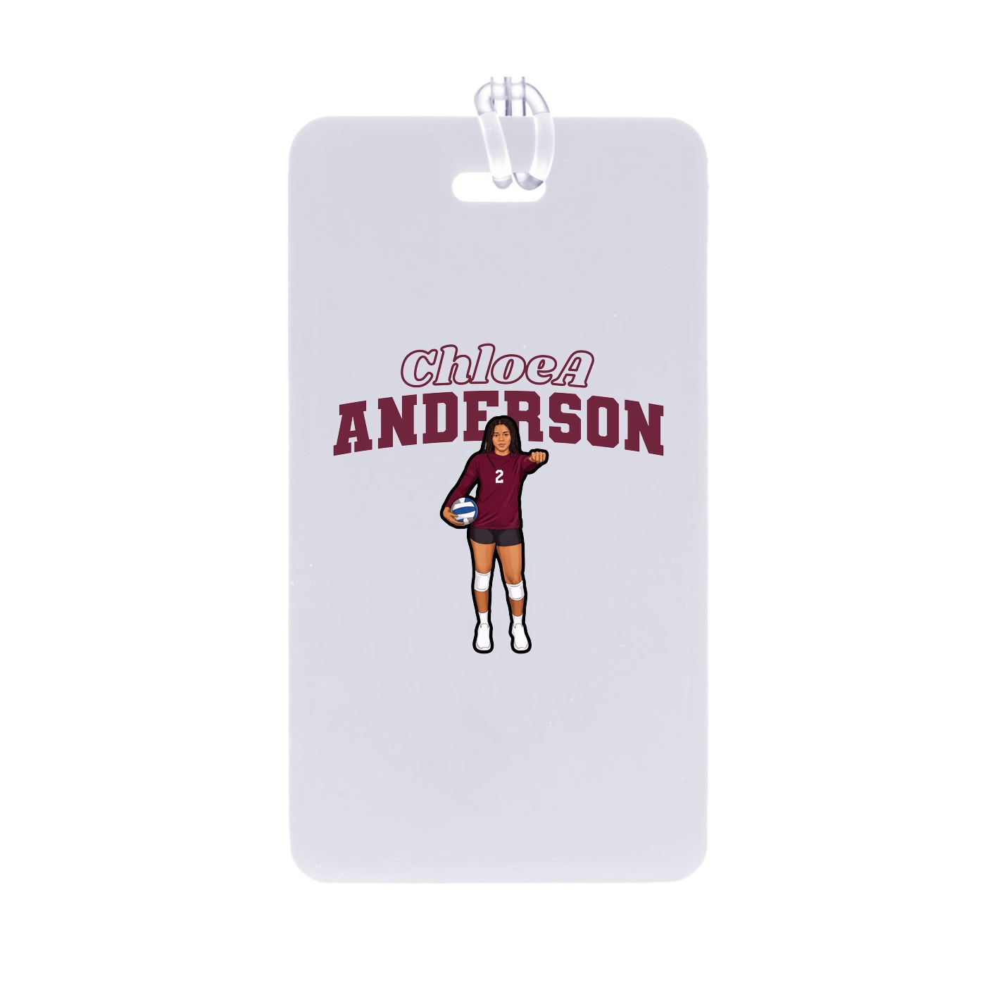 Bag Tag — Name Arch in Classic