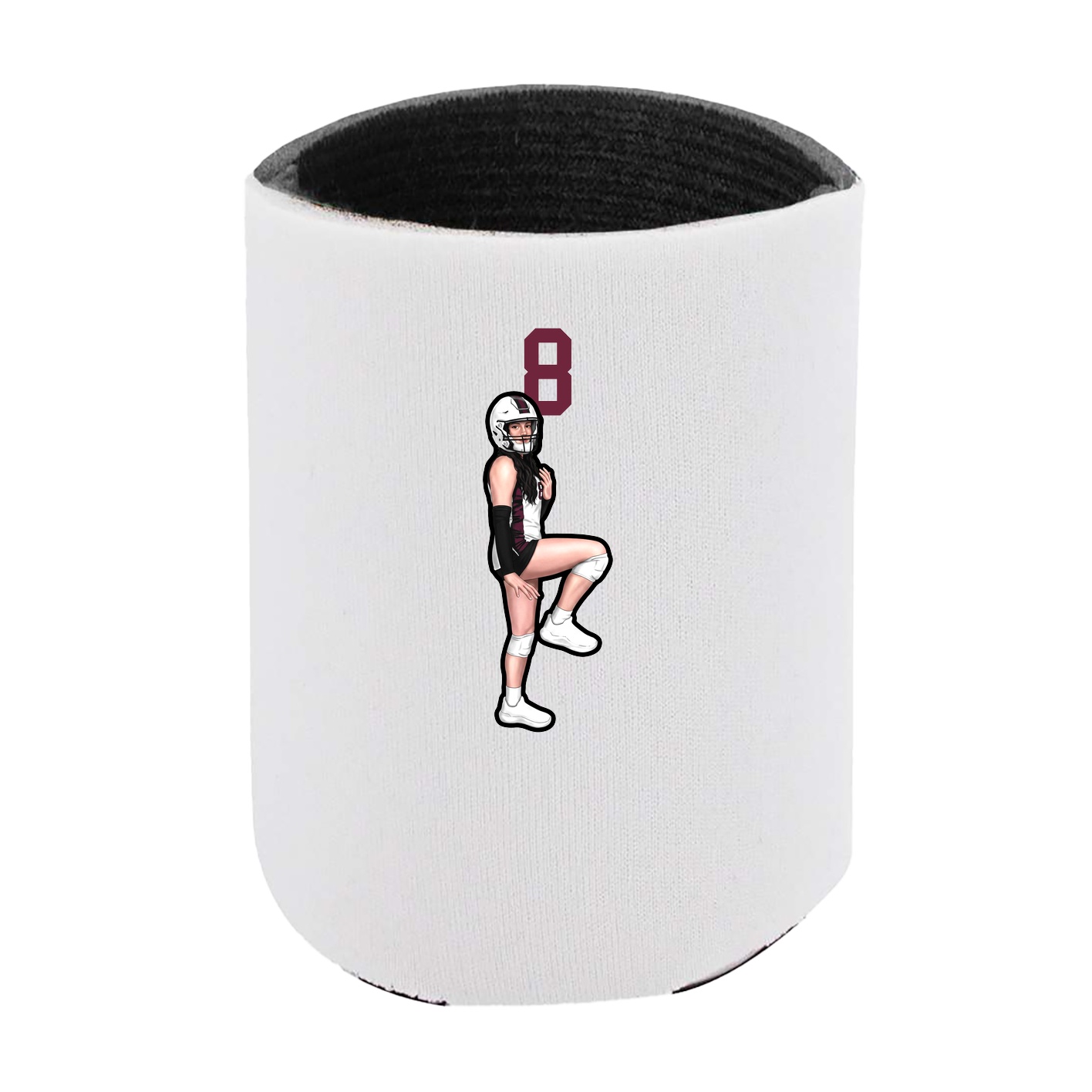 Can Holder — Number Top in White