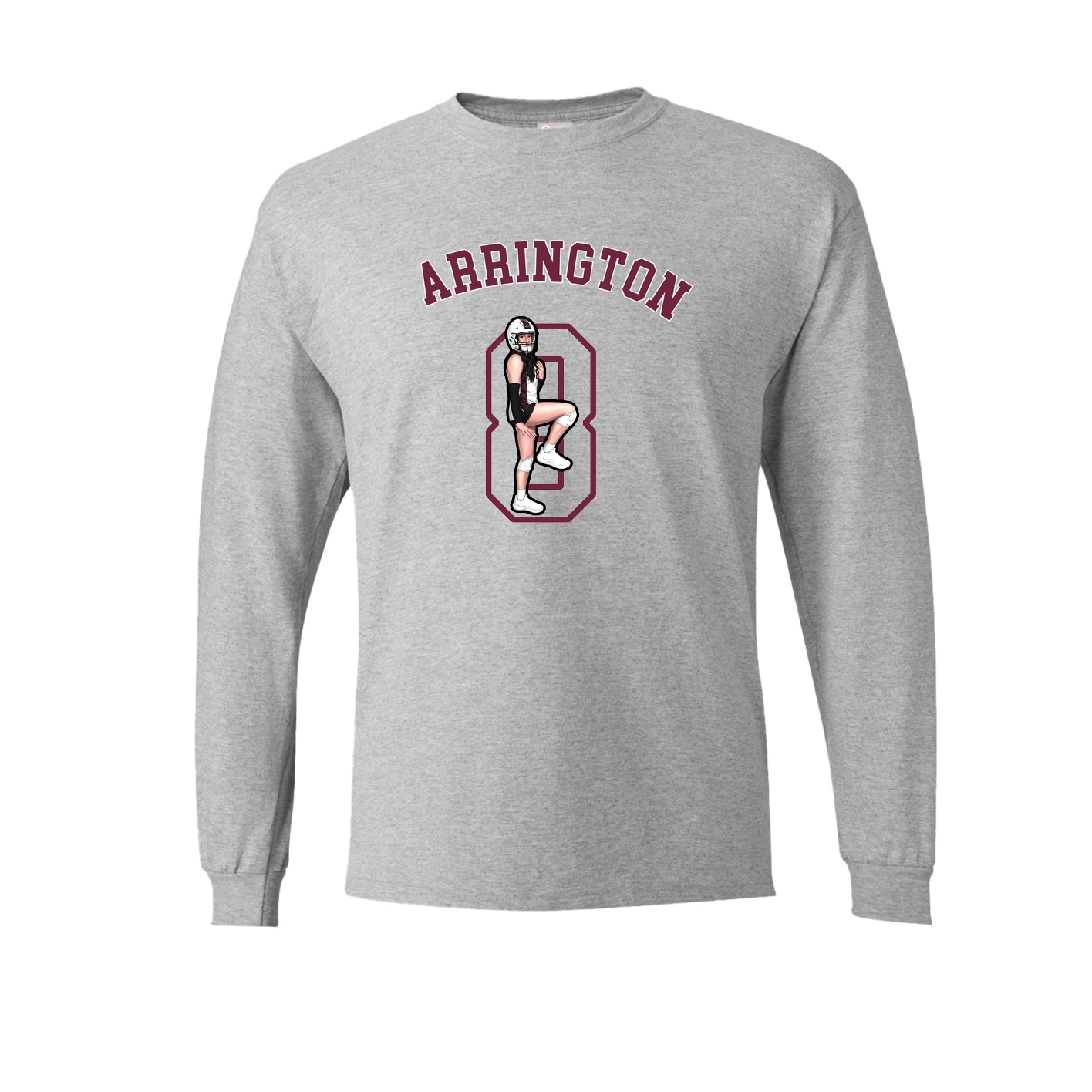 Long Sleeve Tee — Shirsey Arch in Grey