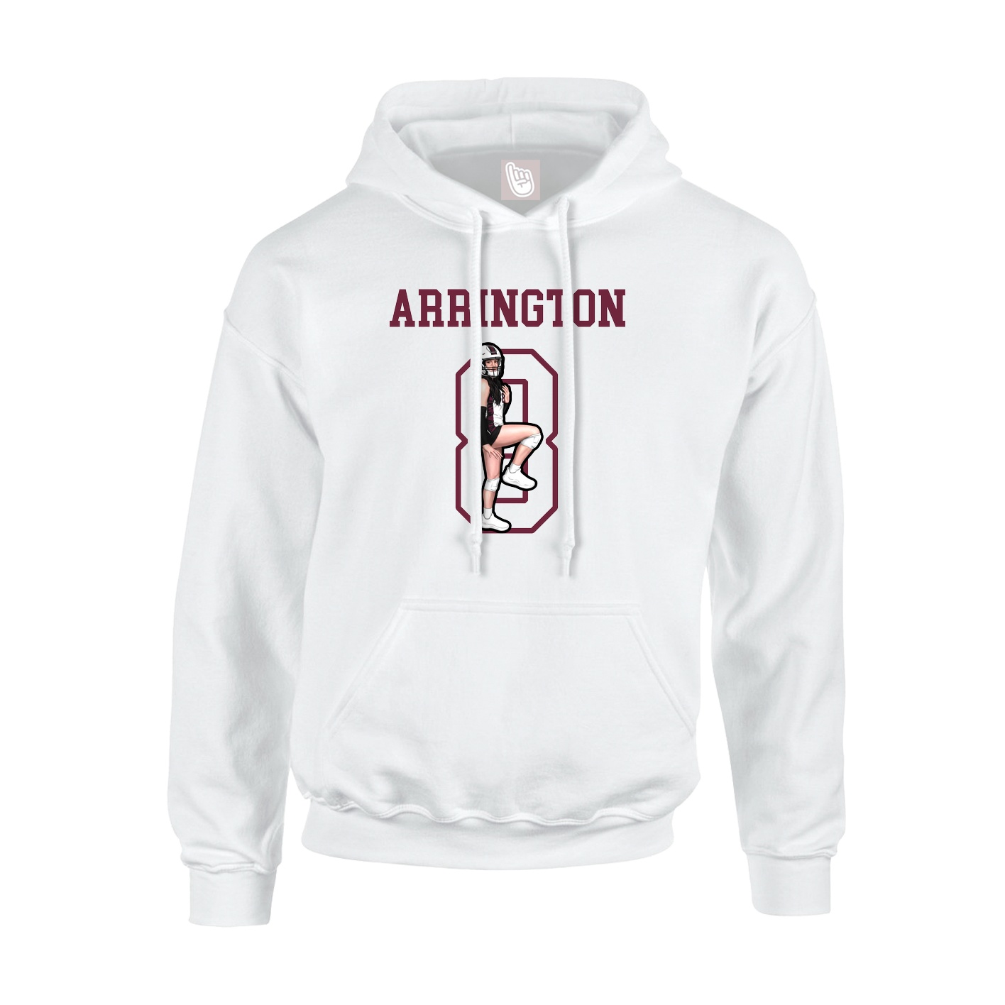 Youth Hoodie — Shirsey in White