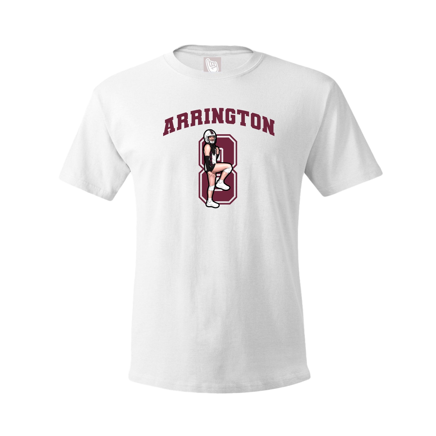 Tee — Number in White