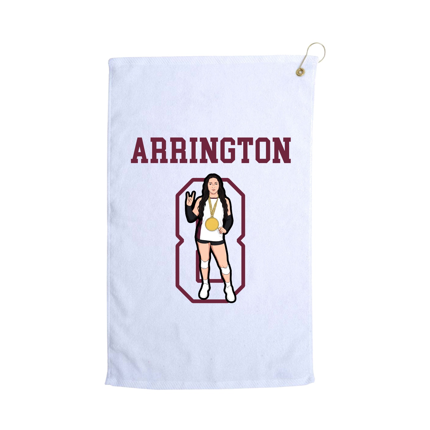 Golf Towel — Shirsey in White