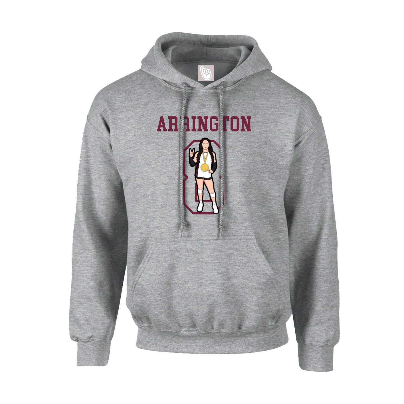 Hoodie — Shirsey in Grey