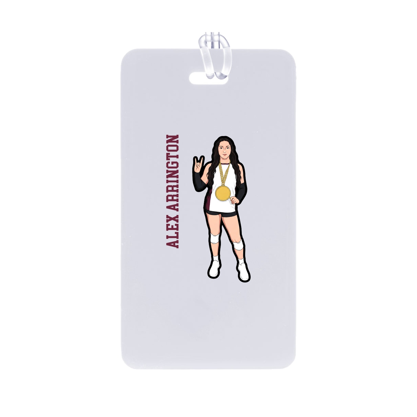 Bag Tag — Name Vertical in Classic