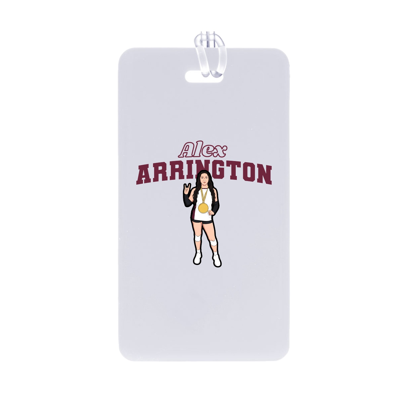 Bag Tag — Name Arch in Classic