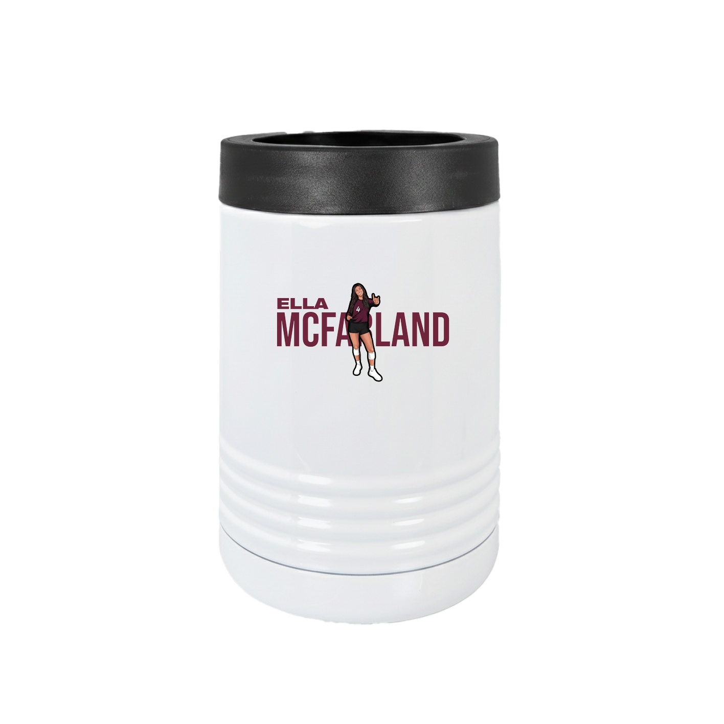 Beverage Holder — Player Name in White