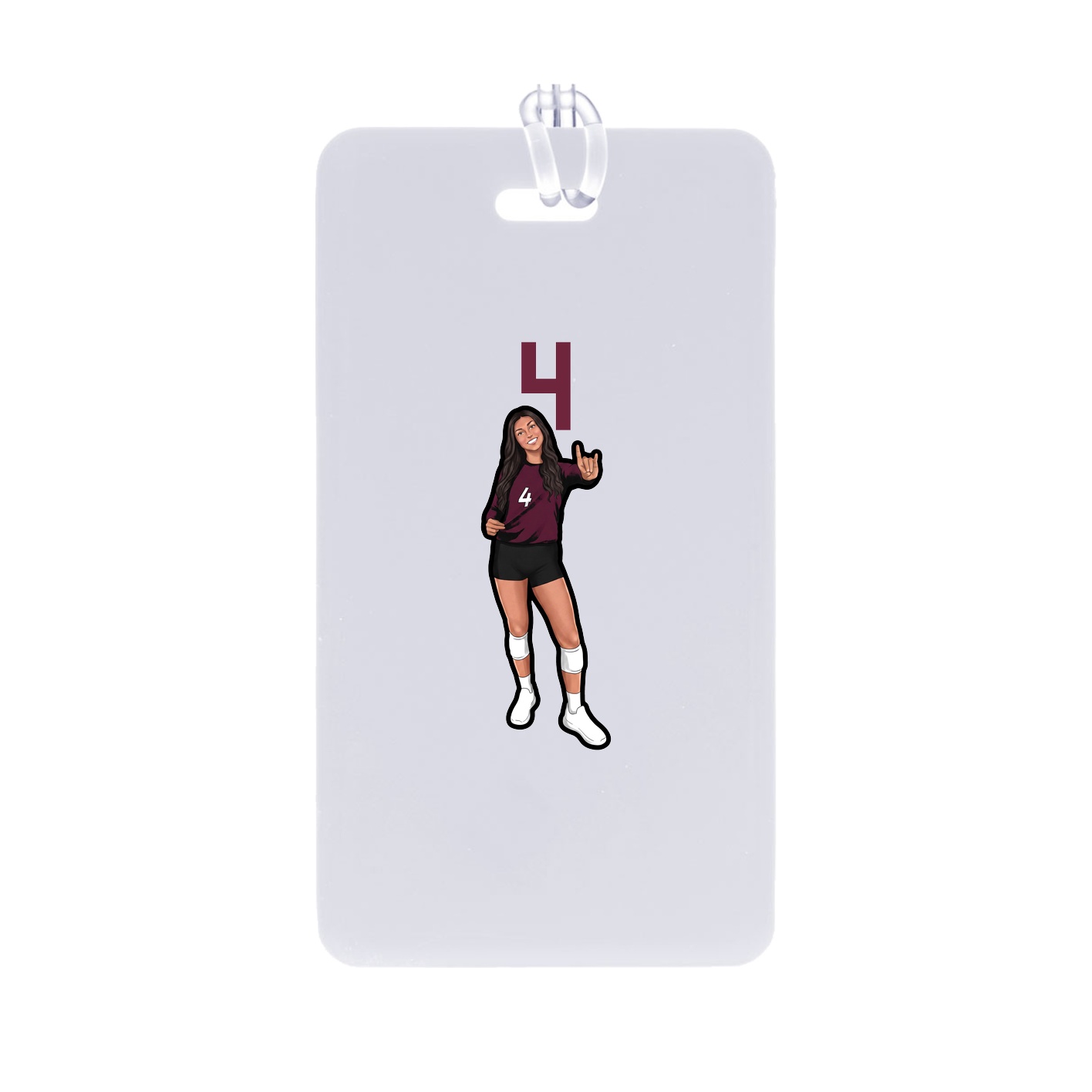 Bag Tag — Number Top in Classic