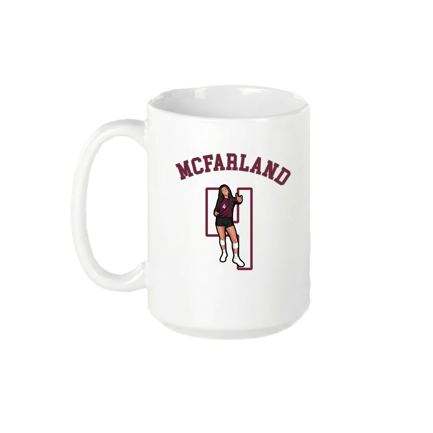 15oz Coffee Mug — Shirsey Arch in White