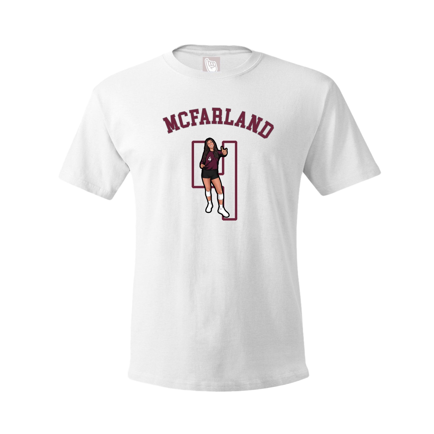 Tee — Shirsey Arch in White