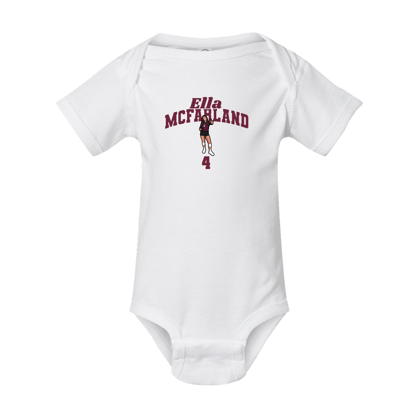 Baby Onesie — Signature Arch in White