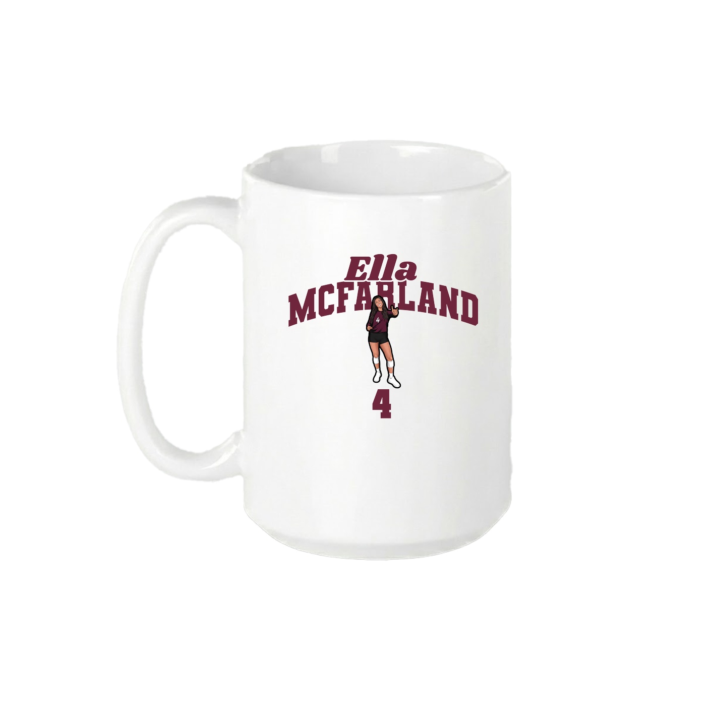 15oz Coffee Mug — Signature Arch in White