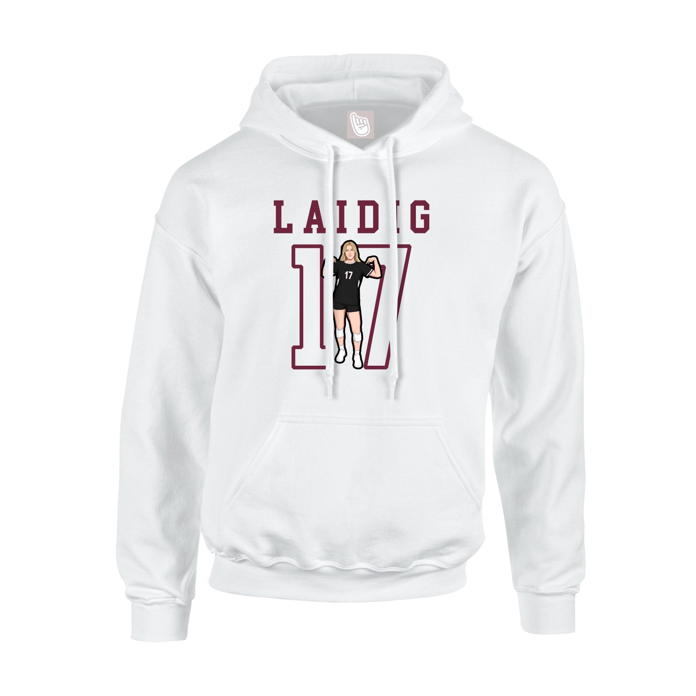 Youth Hoodie — Shirsey in White