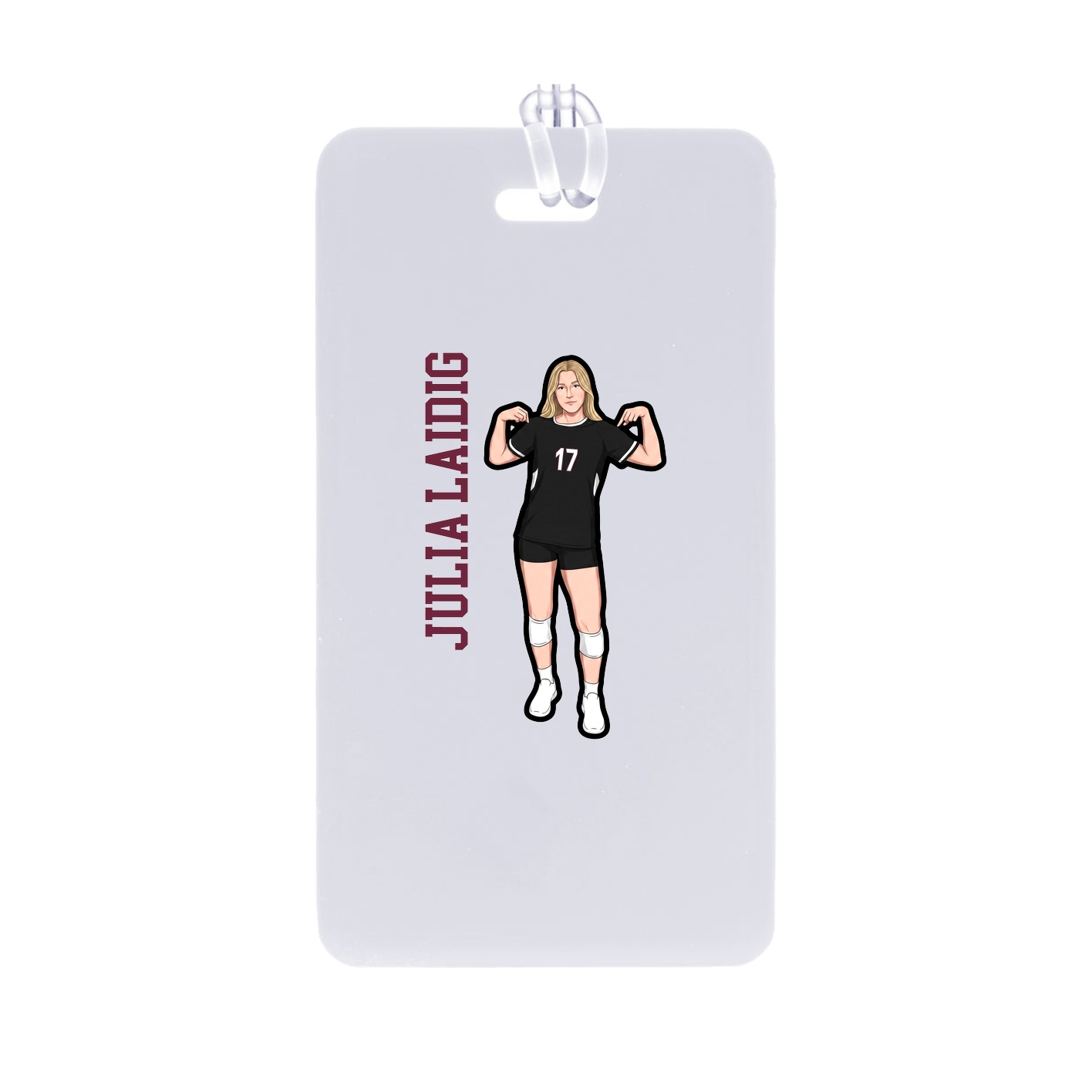 Bag Tag — Name Vertical in Classic
