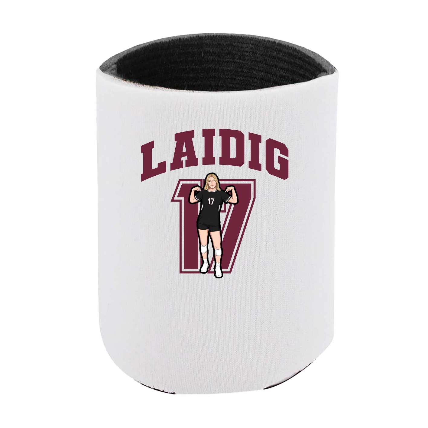 Can Holder — Number in White