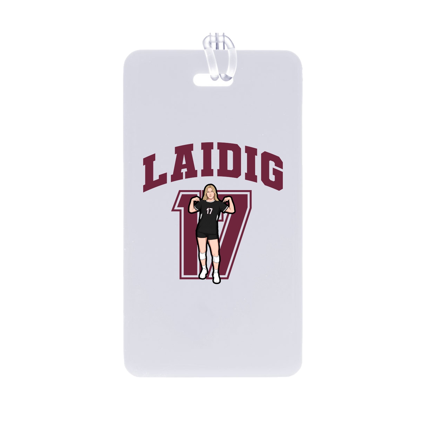 Bag Tag — Number in Classic