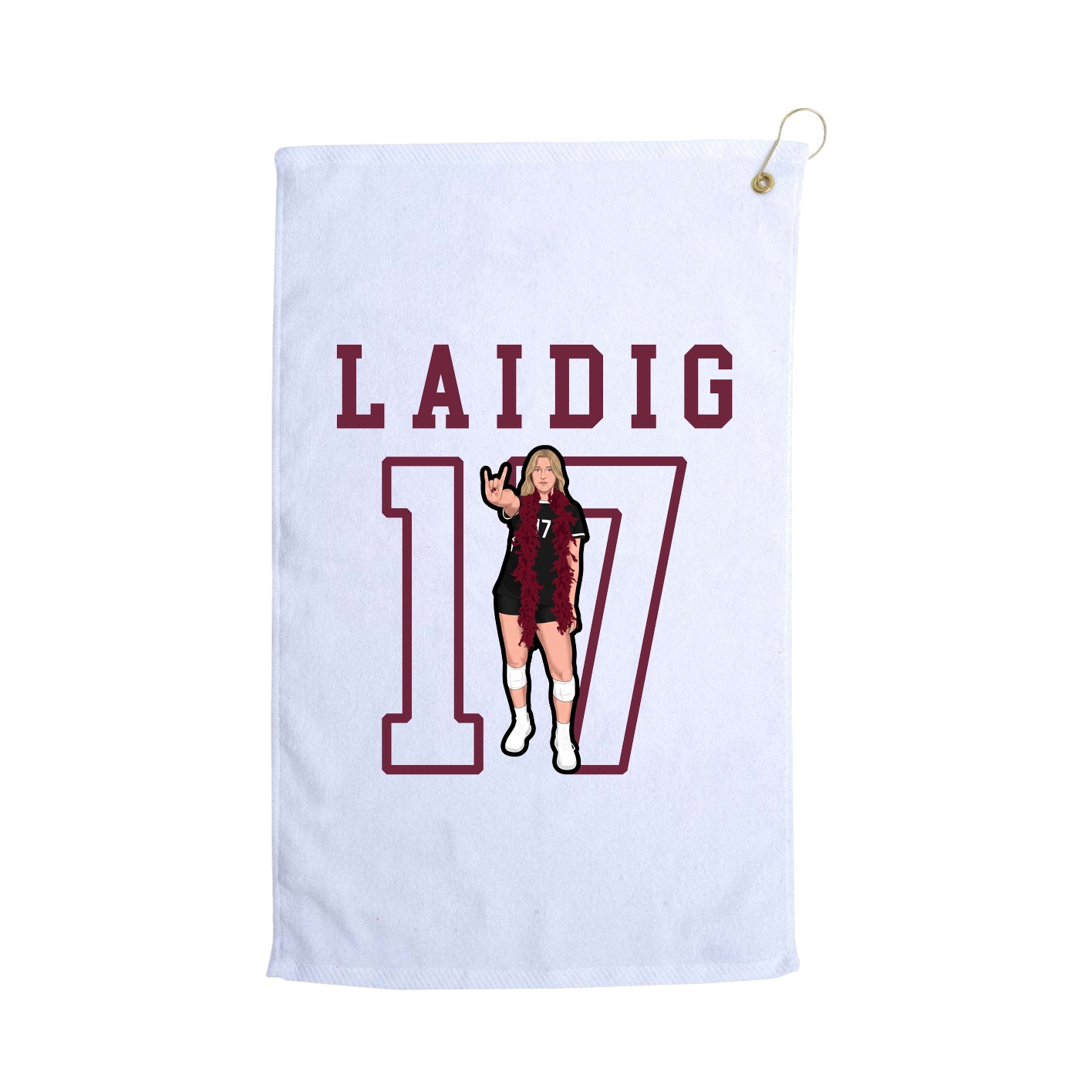 Golf Towel — Shirsey in White