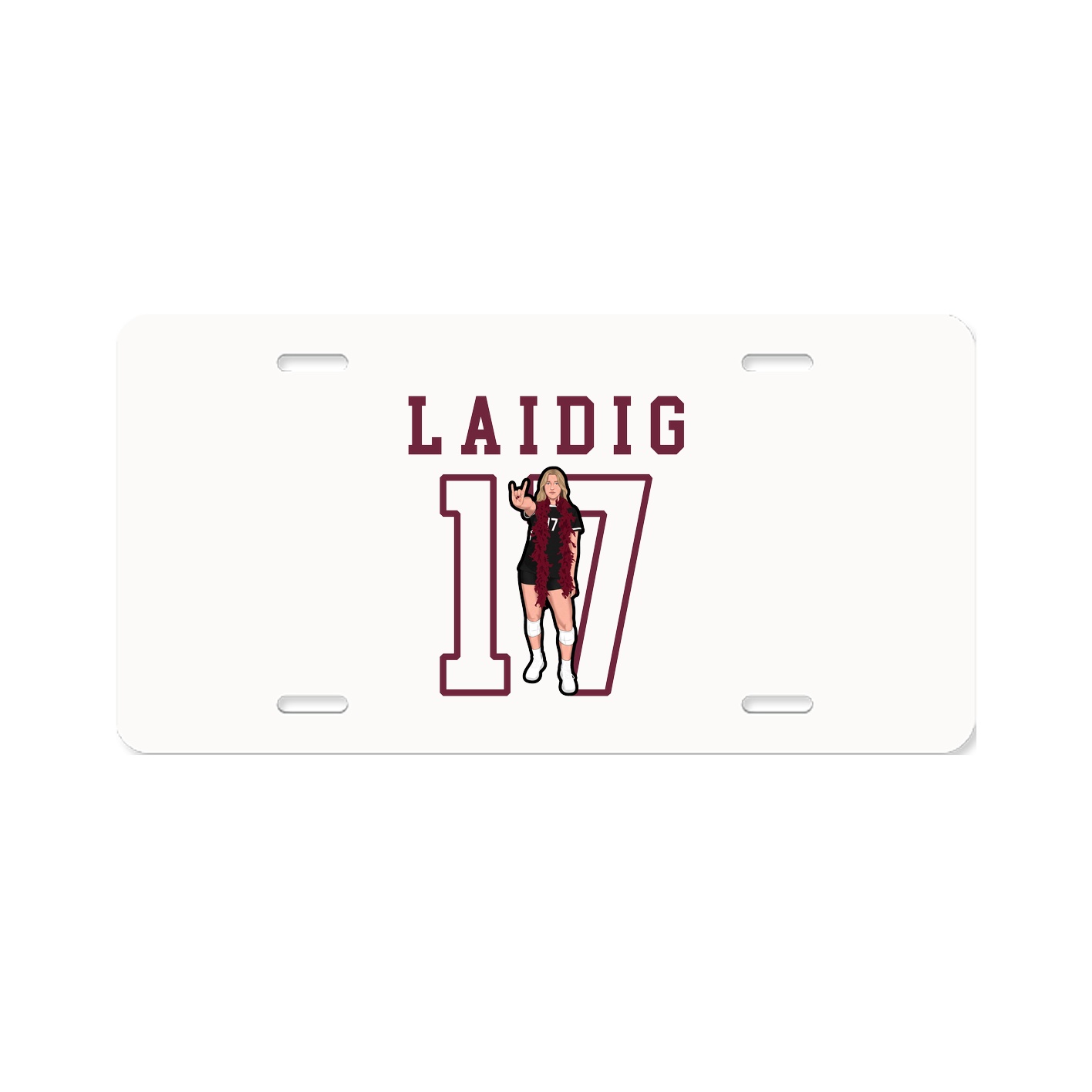 License Plate — Shirsey in Classic