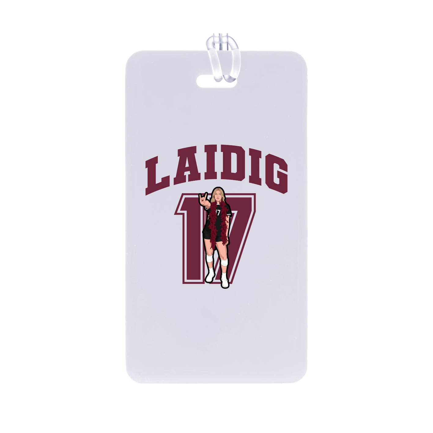 Bag Tag — Number in Classic
