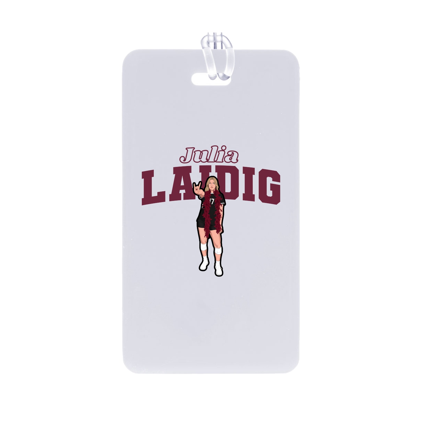 Bag Tag — Name Arch in Classic