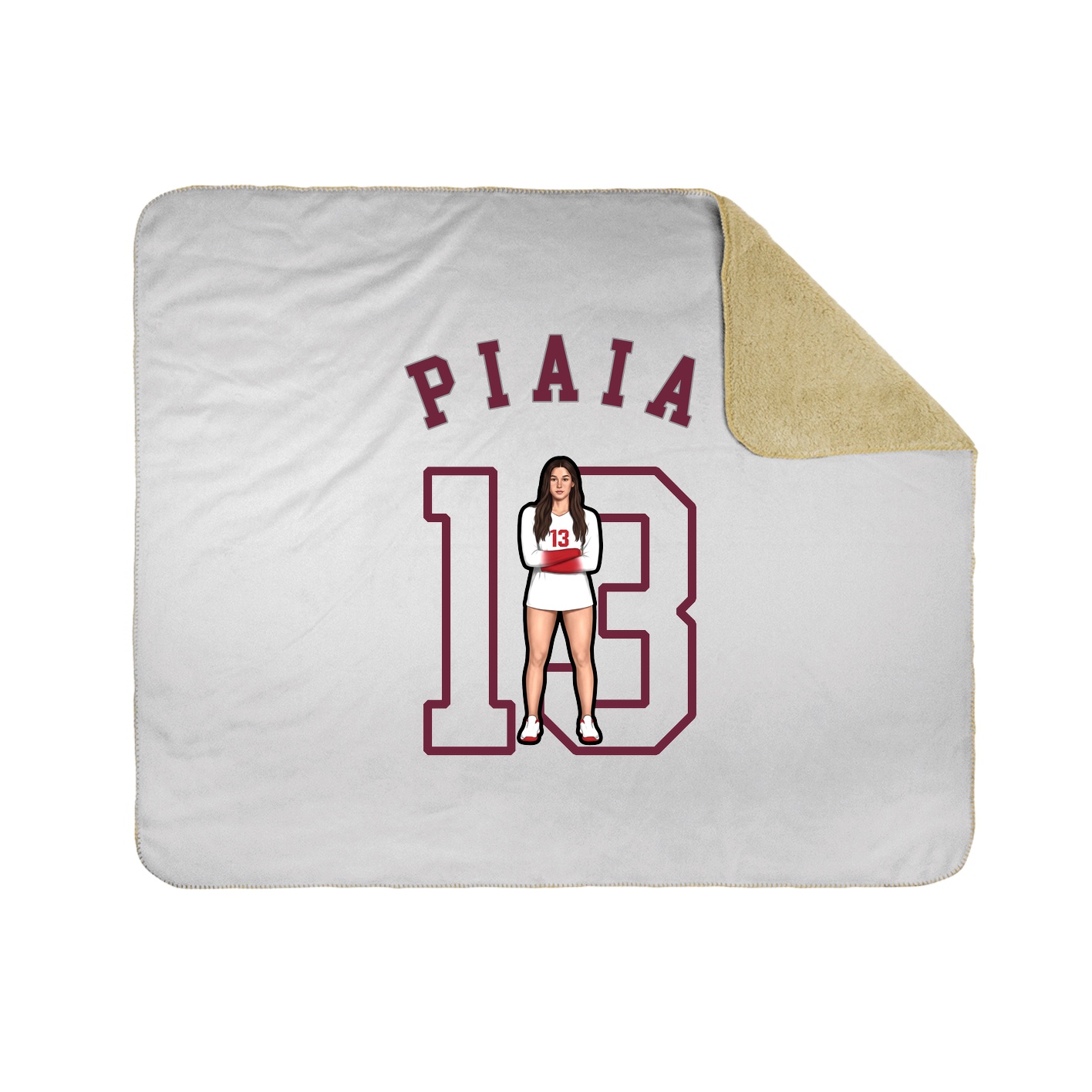 50x60 Sherpa Lined Throw Blanket