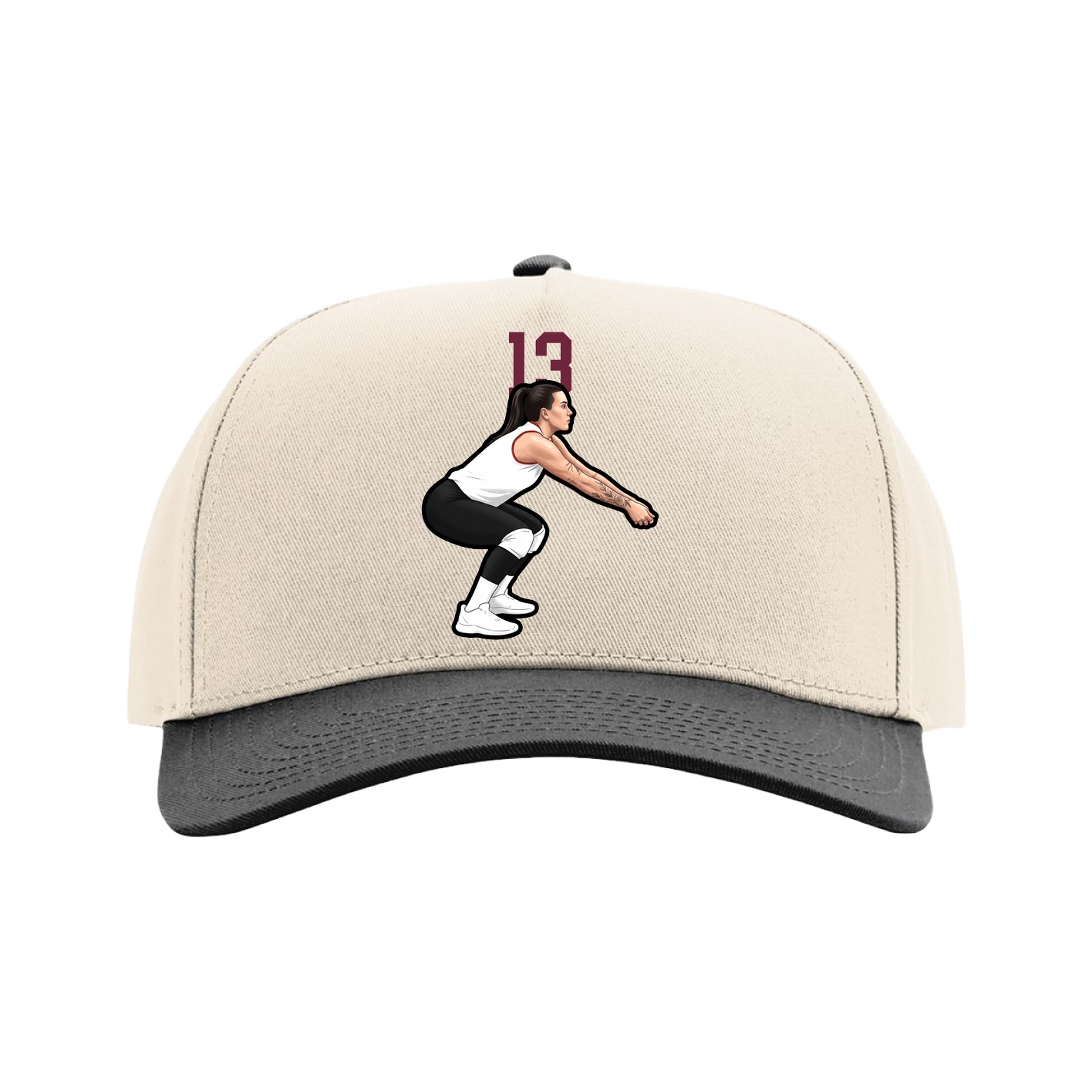 Full Fabric Five-Panel Champ Cap