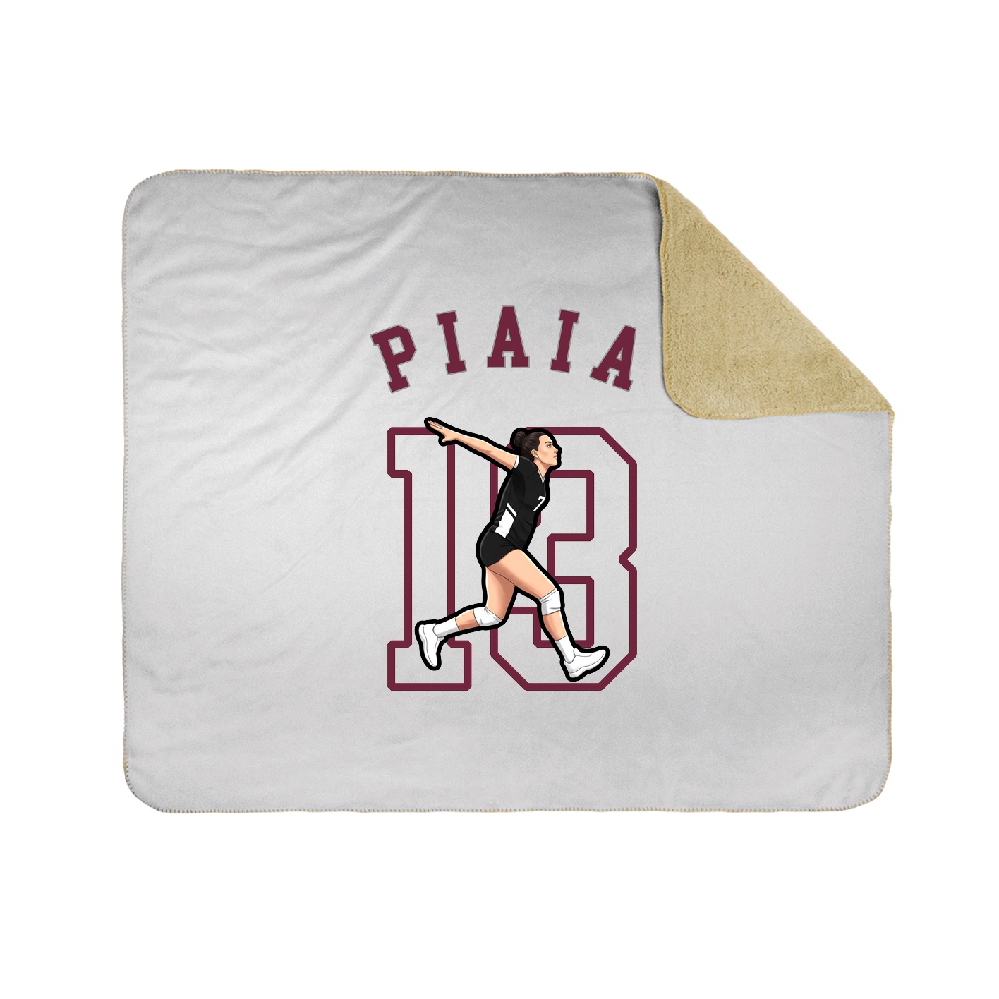 50x60 Sherpa Lined Throw Blanket