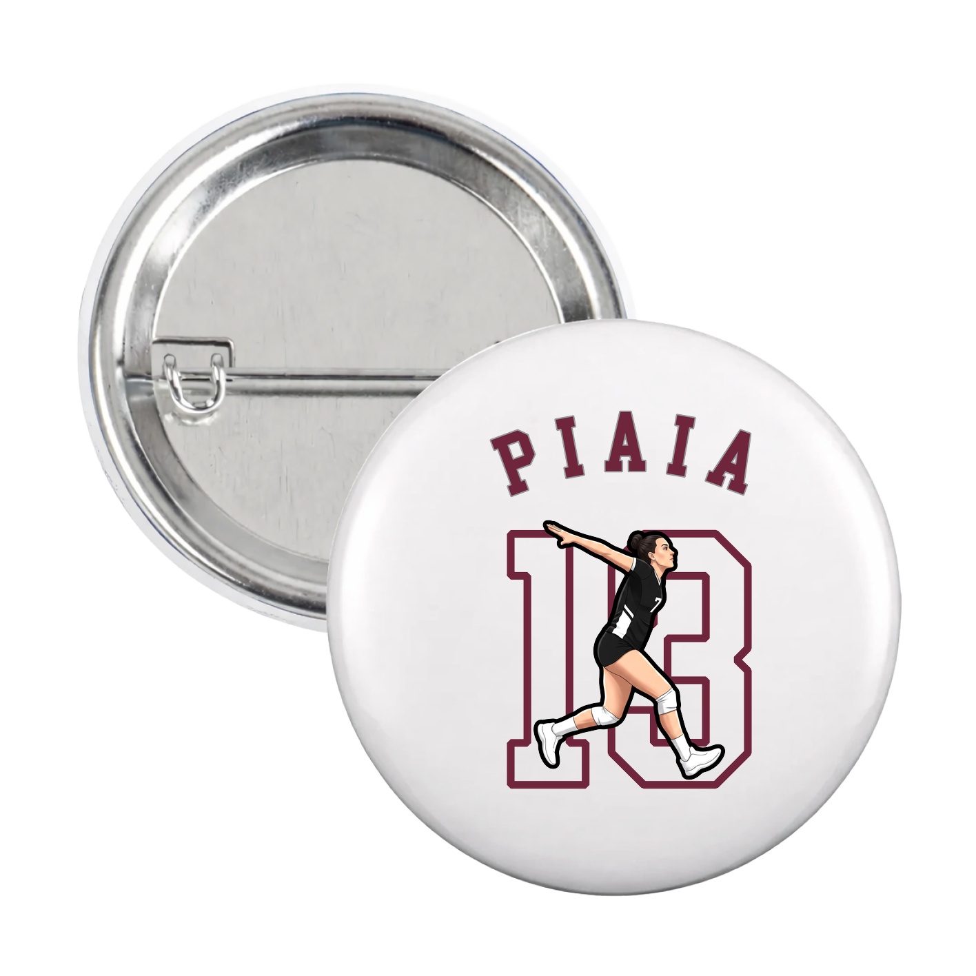 Game Day Button — Shirsey Arch in White