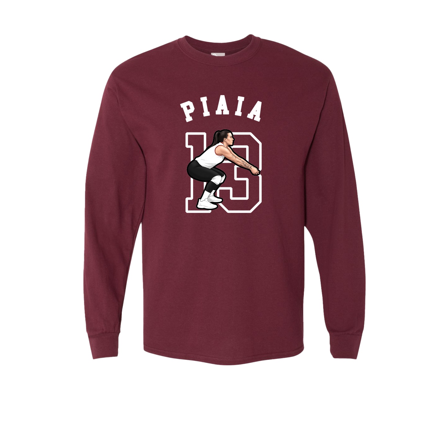 Long Sleeve Tee — Shirsey Arch in Maroon