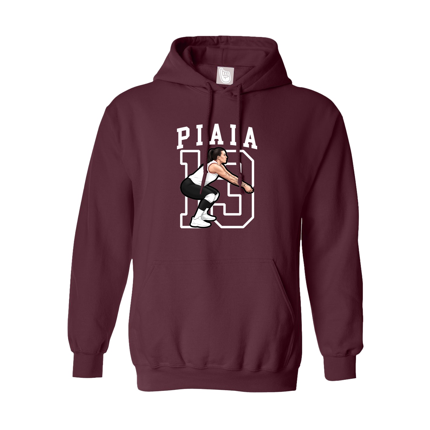 Hoodie — Shirsey in Maroon