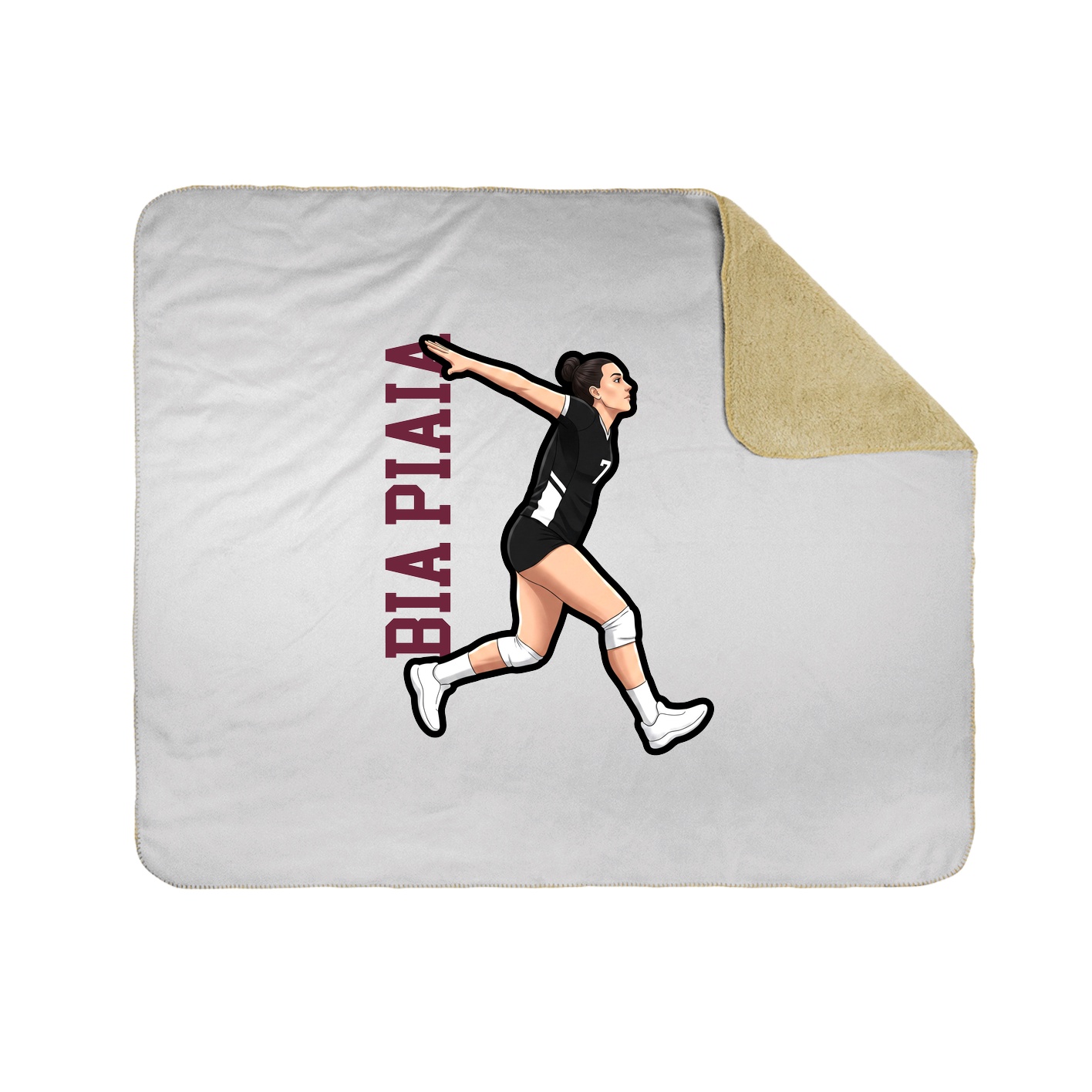 50x60 Sherpa Lined Throw Blanket