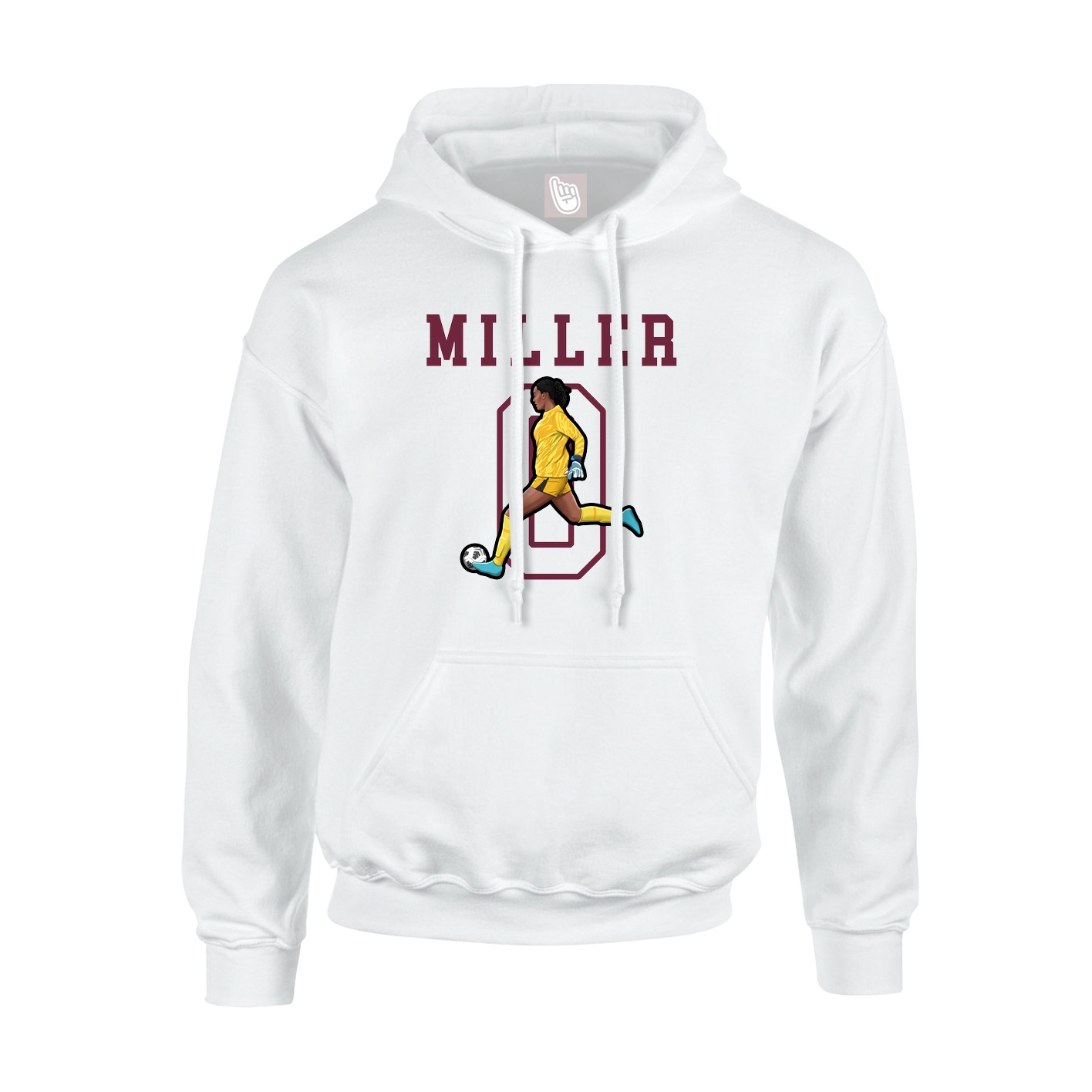 Hoodie — Shirsey in White