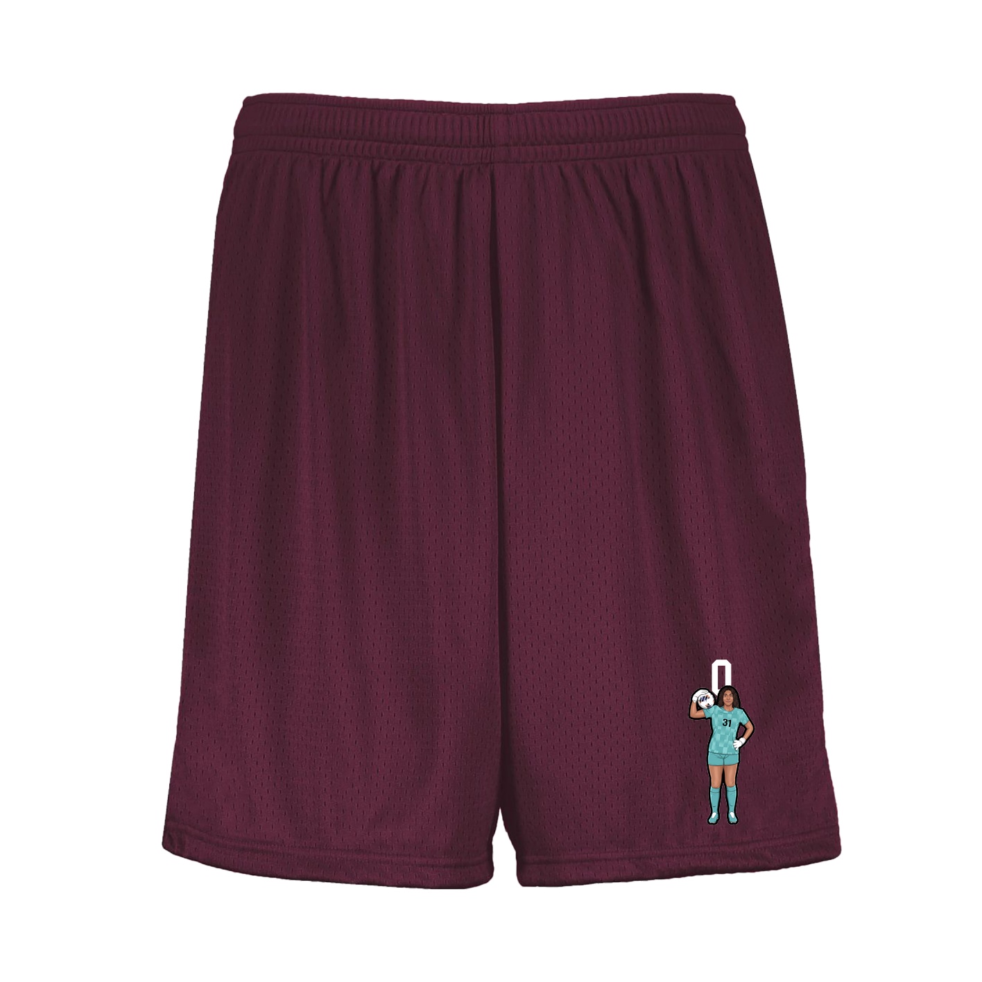 Shorts — Number Top in Maroon