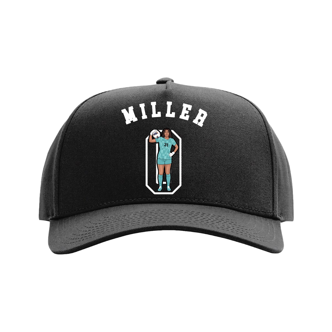 Full Fabric Five-Panel Champ Cap