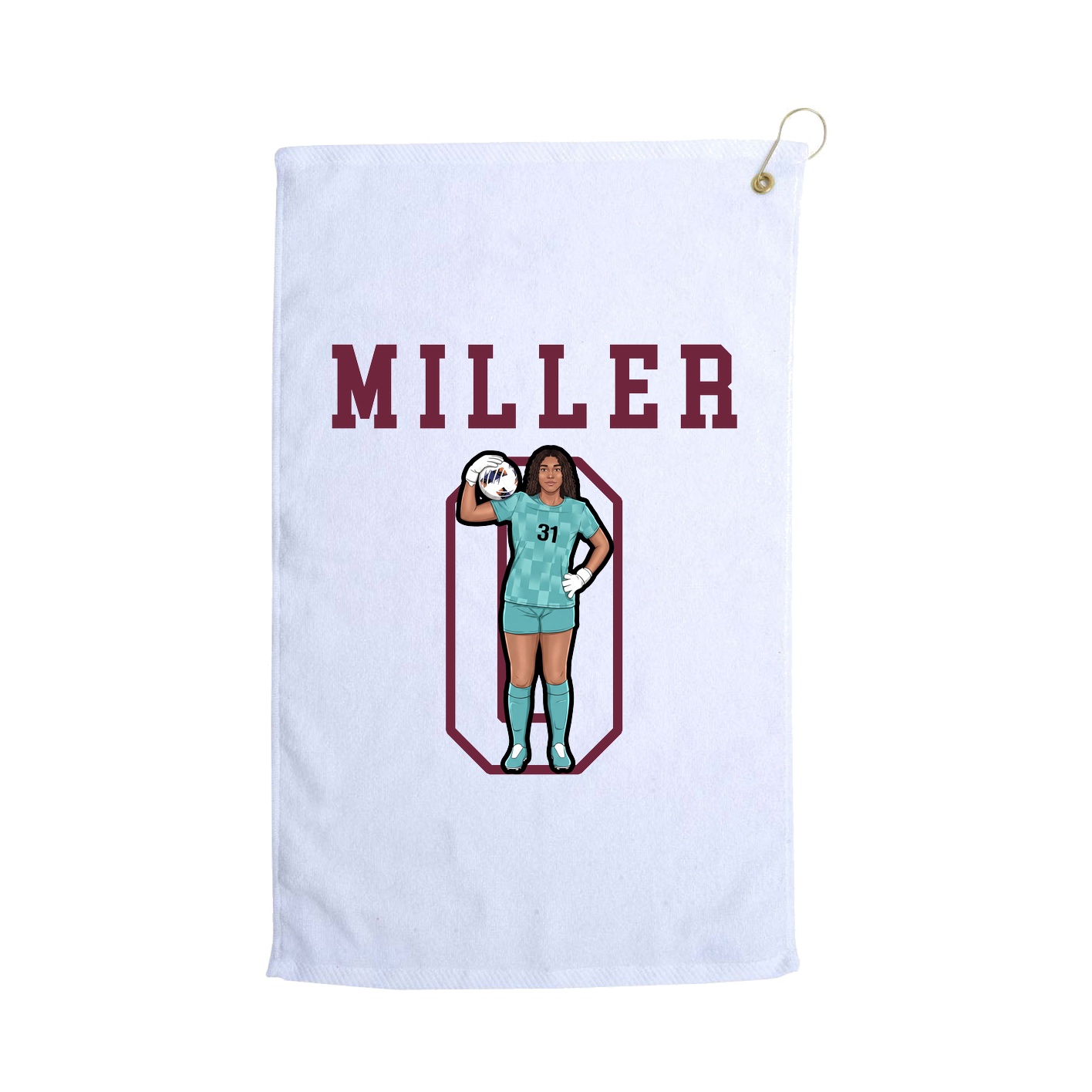 Golf Towel — Shirsey in White