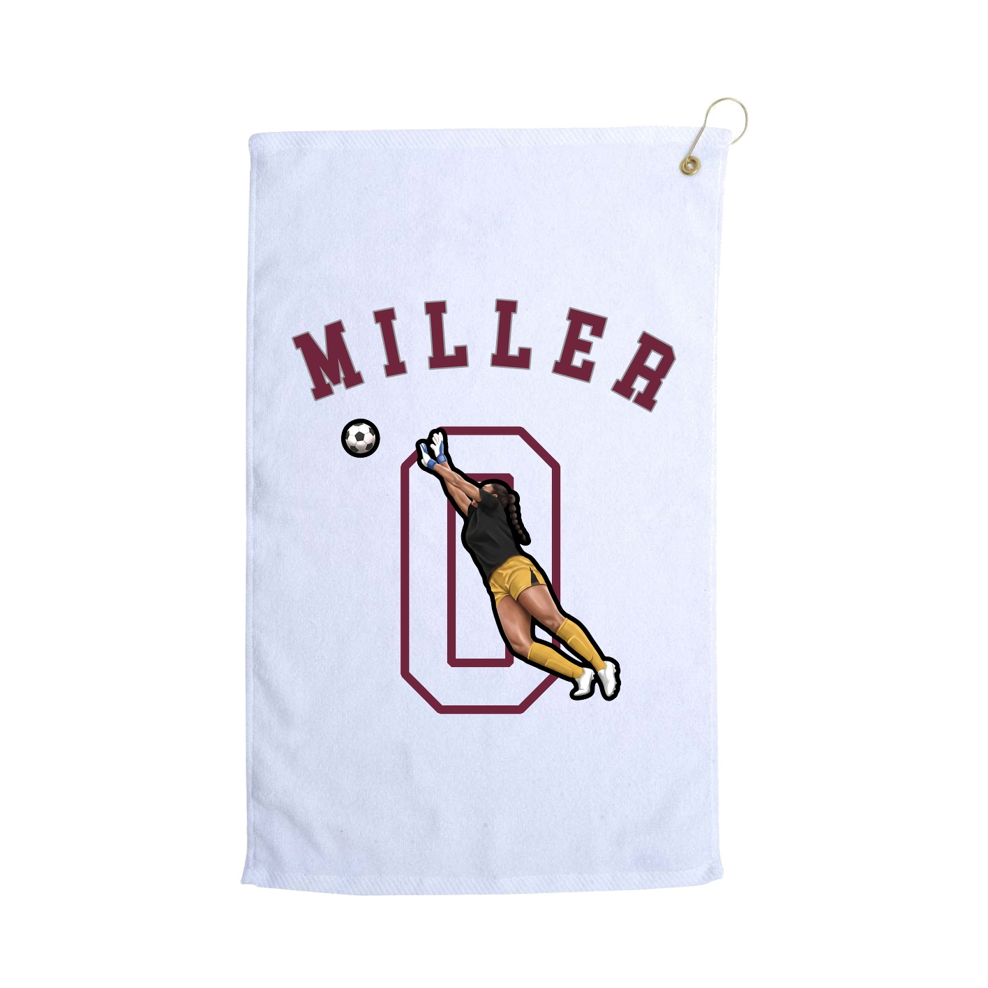 Golf Towel — Shirsey Arch in White