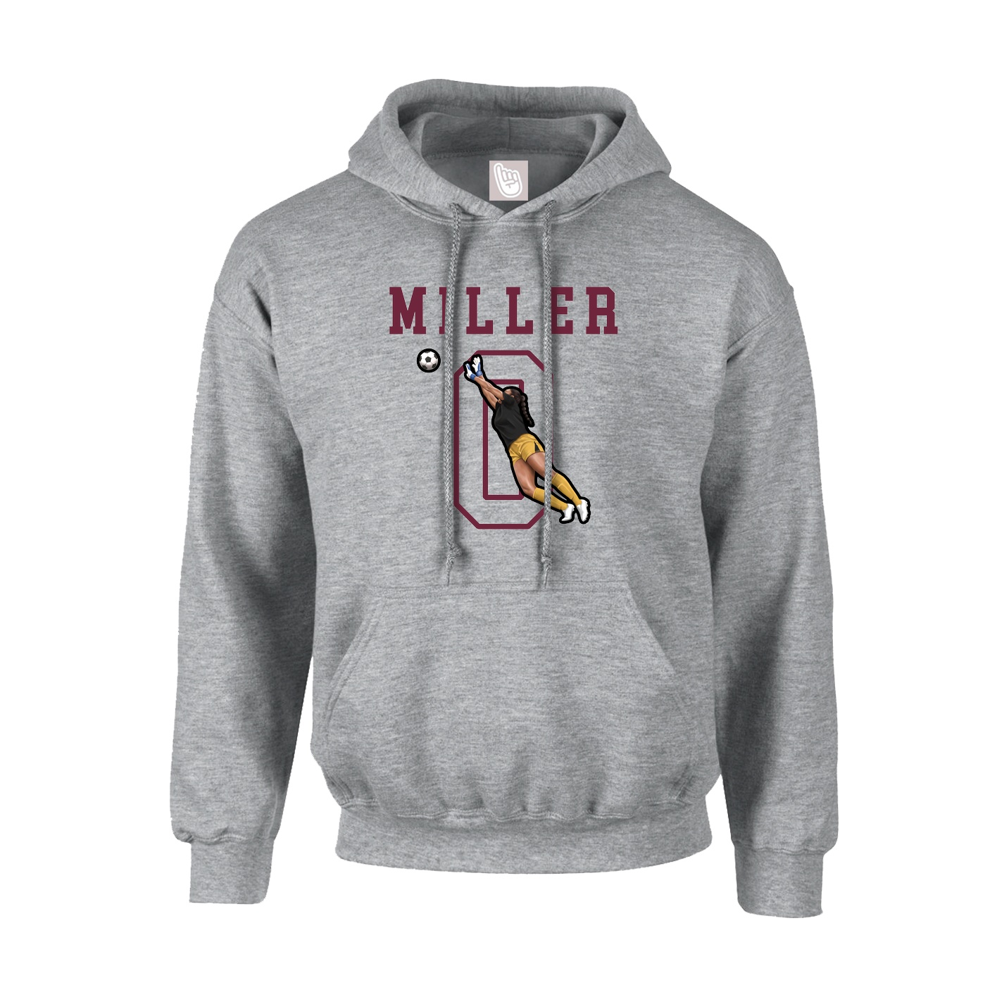 Hoodie — Shirsey in Grey