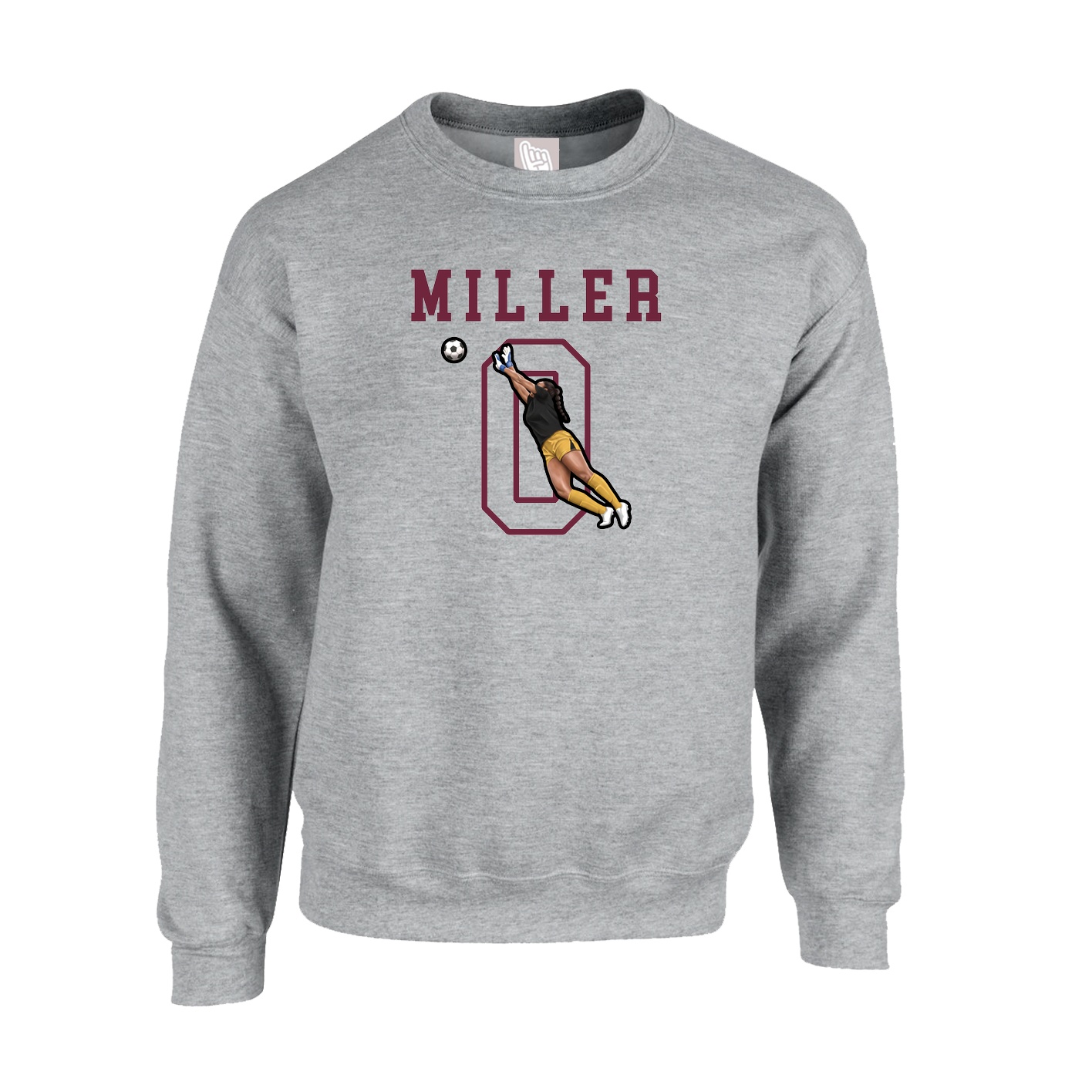 Fleece Crew — Shirsey in Grey