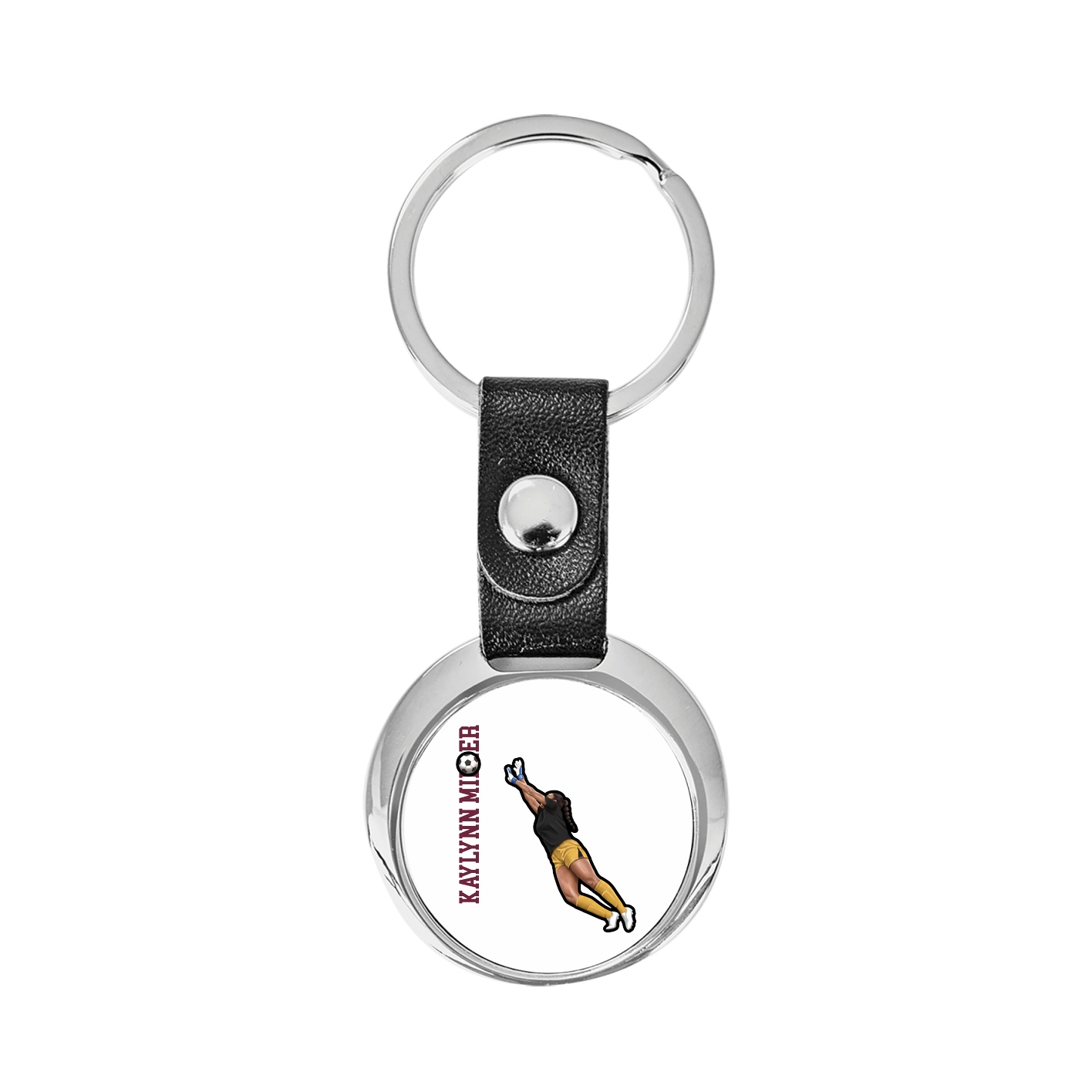 Key Chain — Name Vertical in Classic