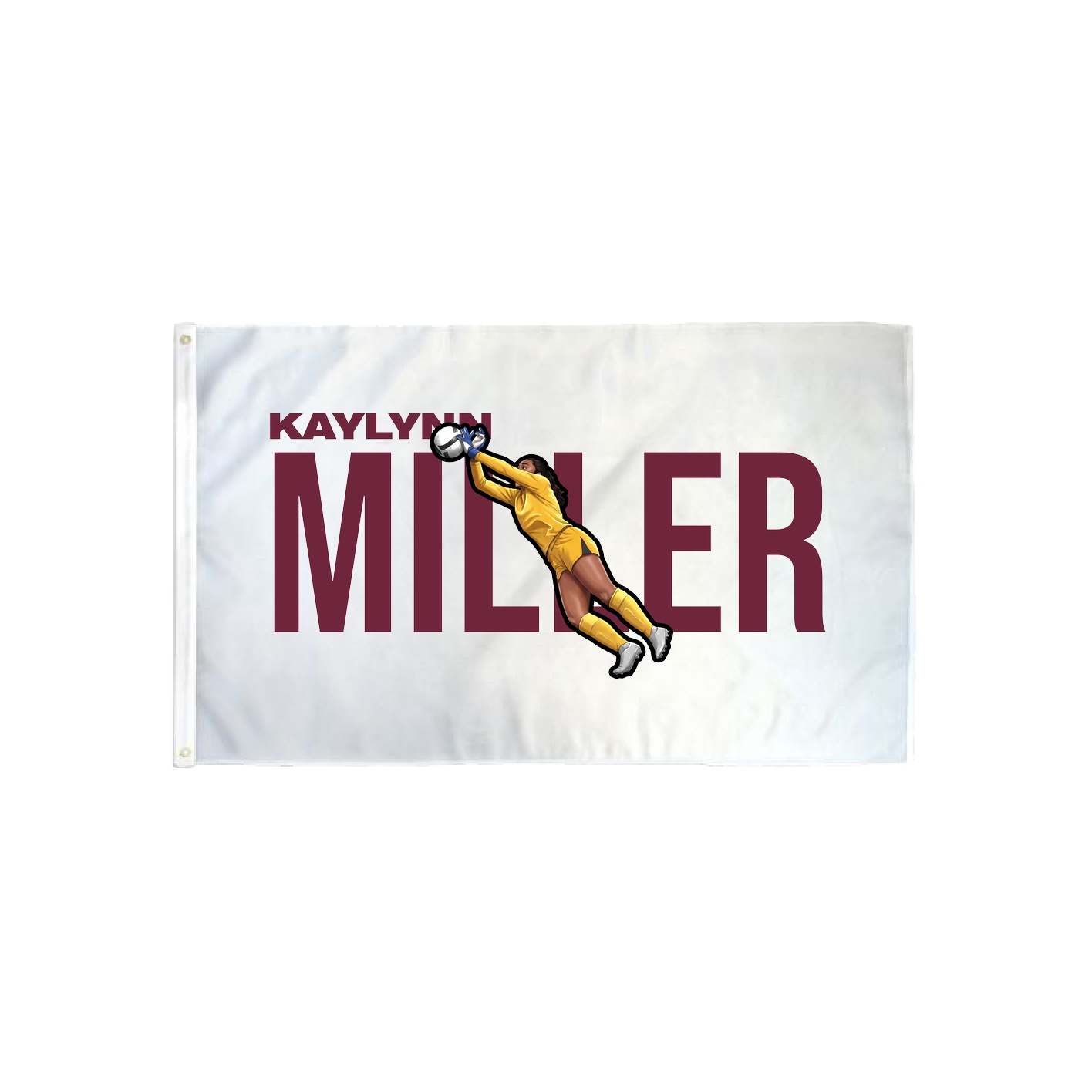 3x5 Flag — Player Name in Classic