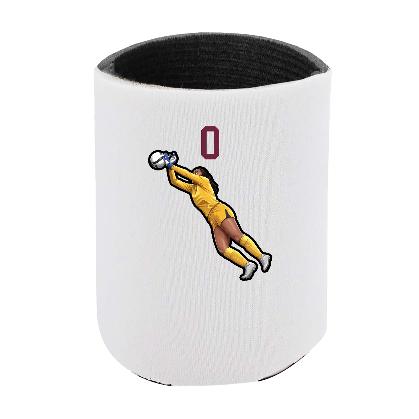 Can Holder — Number Top in White