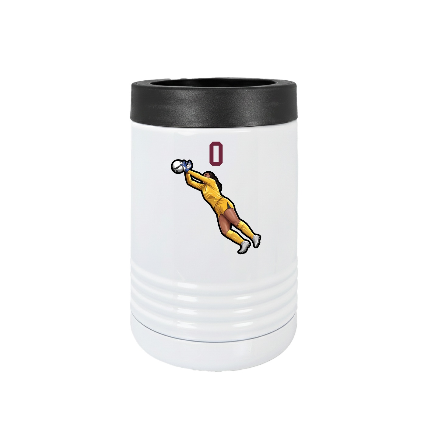 Beverage Holder — Number Top in White