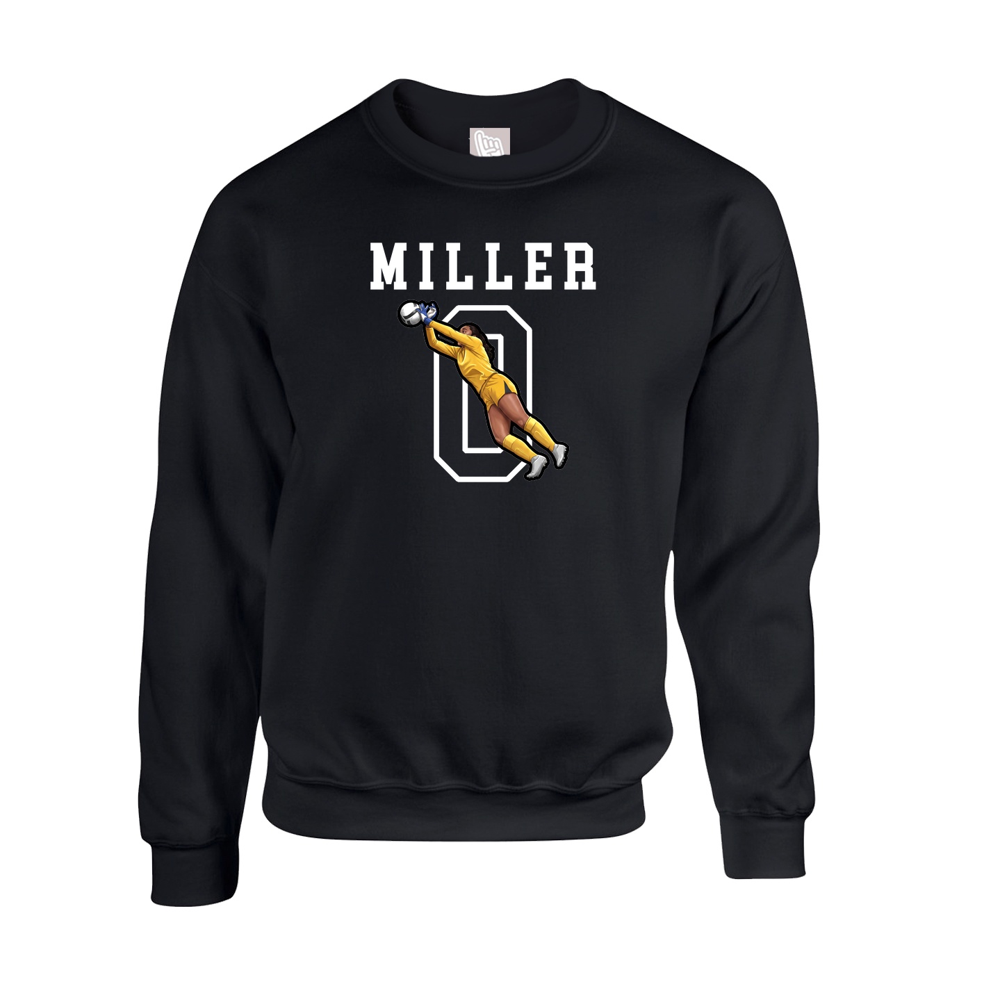 Fleece Crew — Shirsey in Black