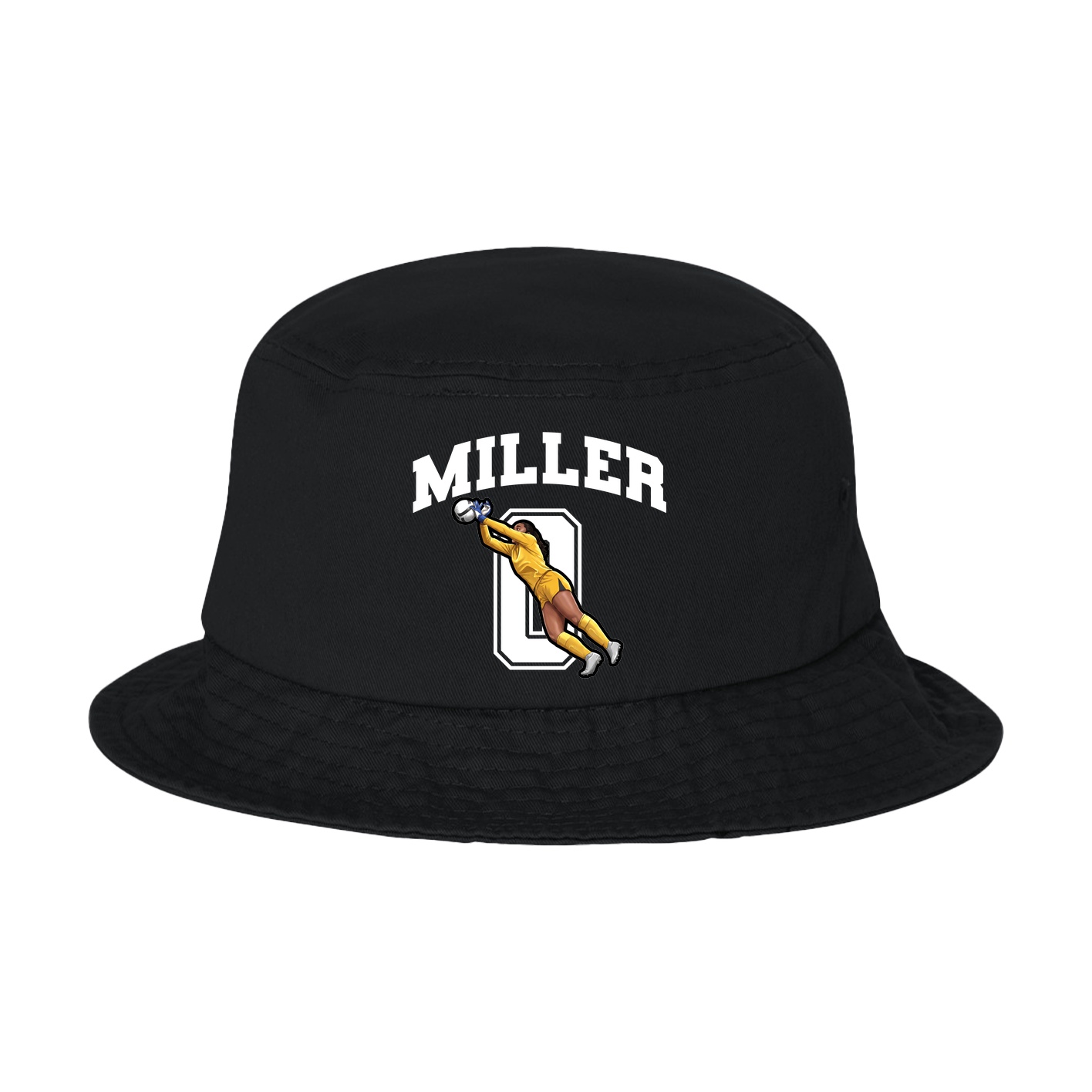 Bucket Cap — Number in Black