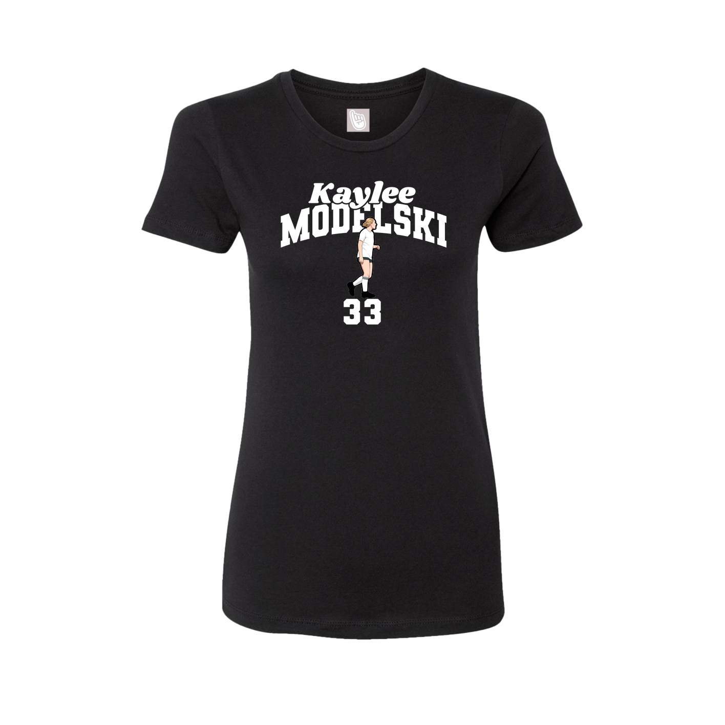 Womens Tee — Signature Arch in Black
