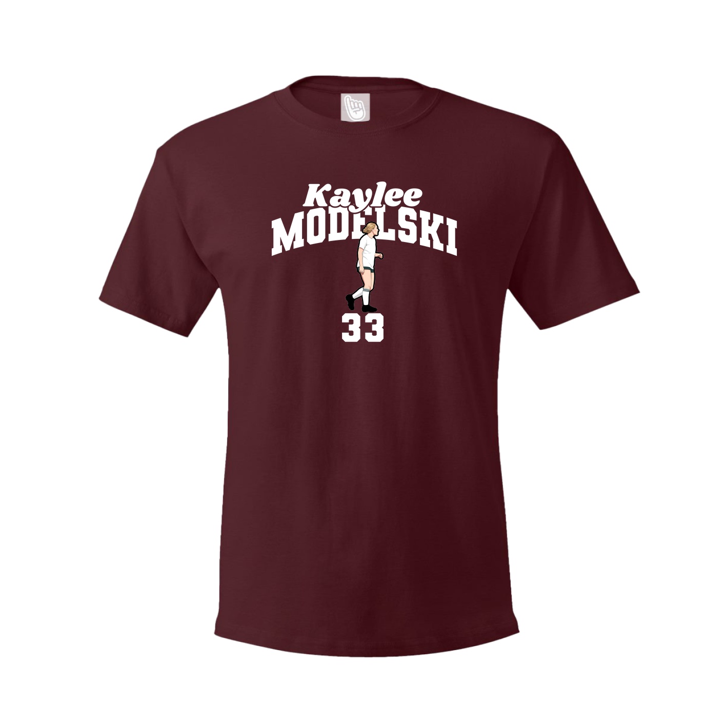 Youth Tee — Signature Arch in Maroon