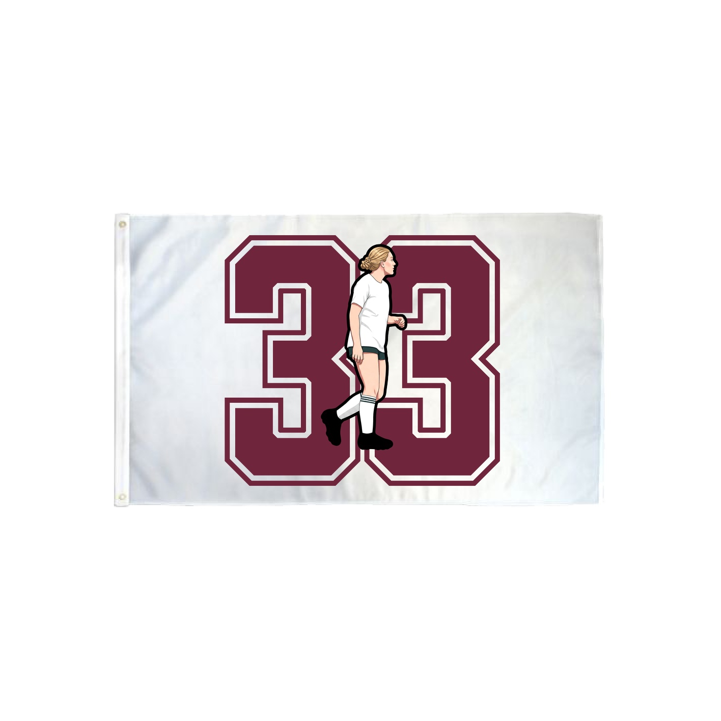 3x5 Flag — Number in Classic